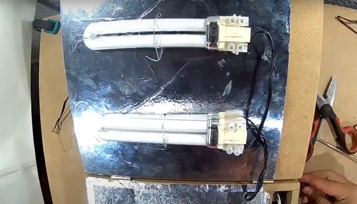 DIY lámpara insoladora